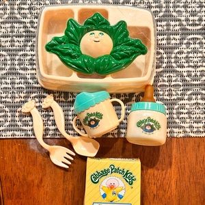 Cabbage Patch Vtg Food Set 1980’s